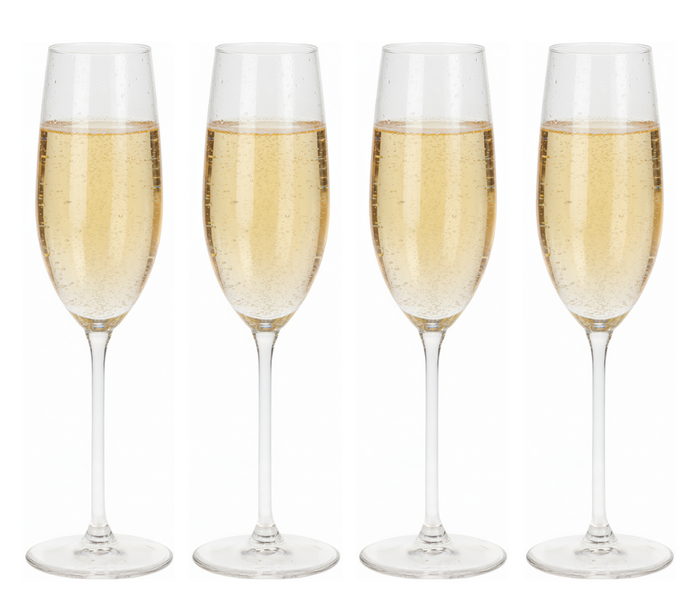 Cookinglife Champagneglazen Solare 210 ml - 4 Stuks