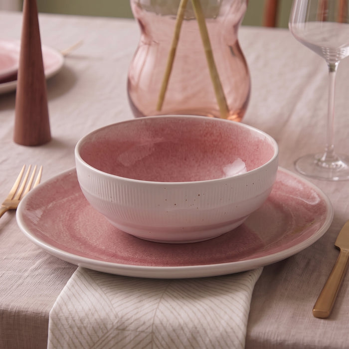 Cookinglife Dinerborden Nola Roze ø 27 cm – 6 stuks