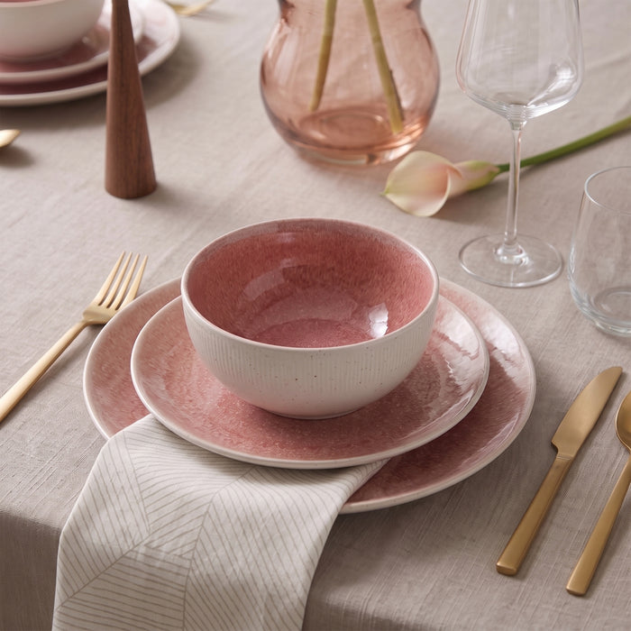 Cookinglife Dinerborden Nola Roze ø 27 cm – 6 stuks