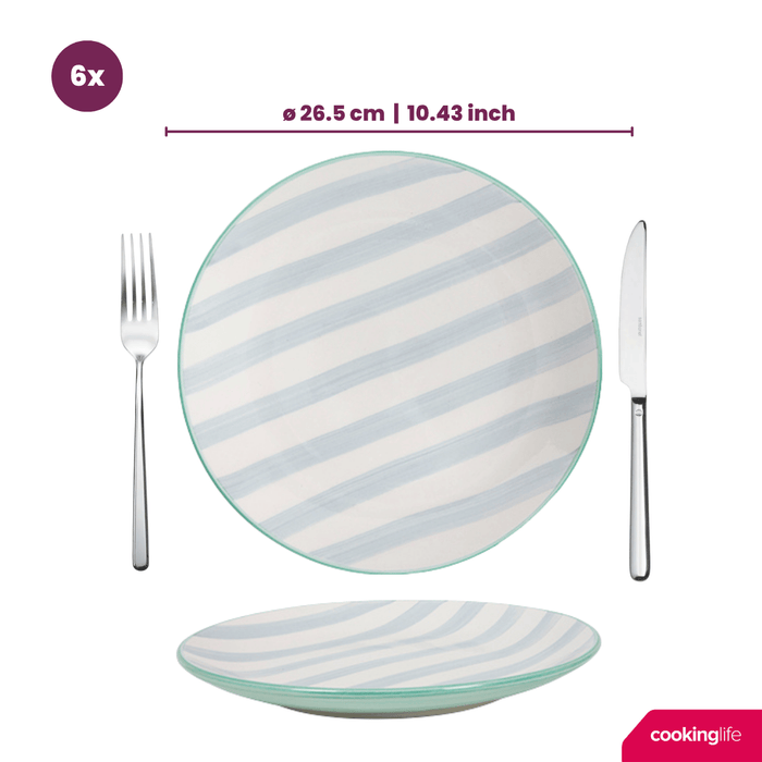 Cookinglife Dinerborden Spring Vibes ø 26.5 cm - 6 Stuks