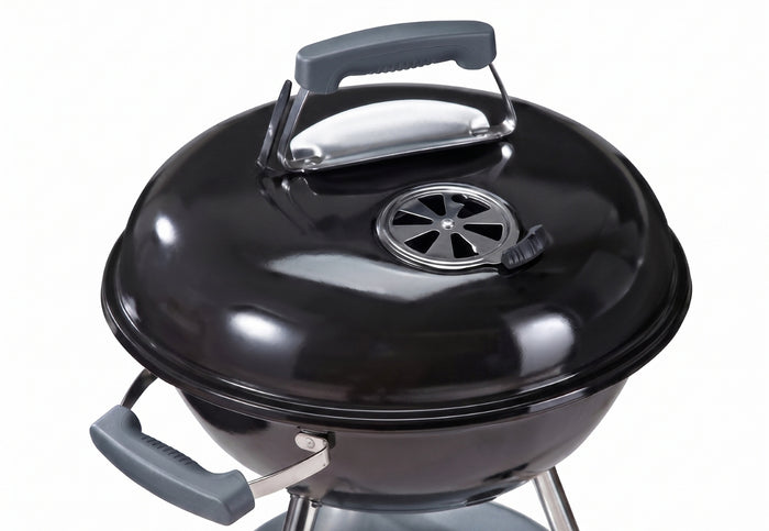 Cookinglife Kogel BBQ met wielen Fire & Flavour - Houtskool - 45 cm - Zwart