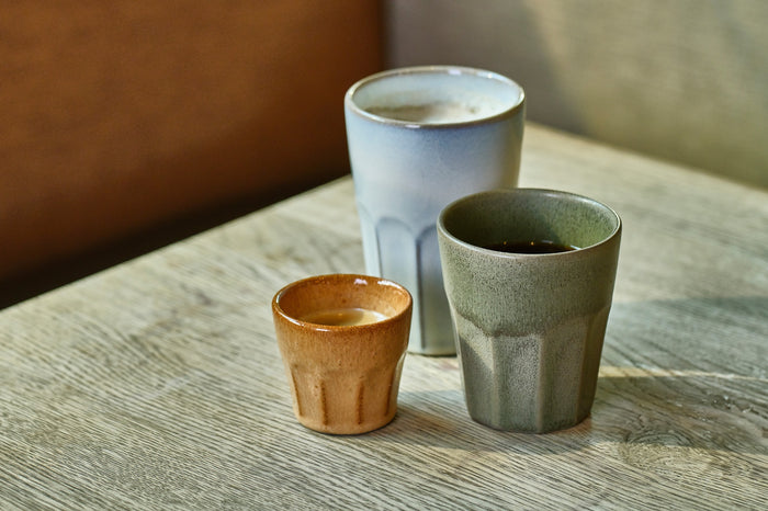 Cosy & Trendy Espresso Kopjes Bistro Mustard Yellow 90 ml - 6 stuks