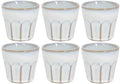 Cosy & Trendy Espresso Kopjes Bistro Vintage White 90 ml - 6 stuks