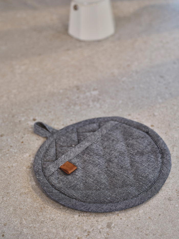 Cosy & Trendy Pannenlap Stoff Black Chambray