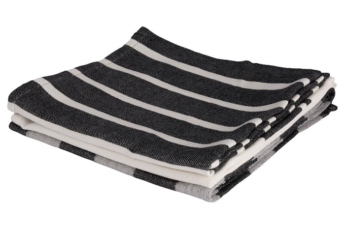 Cosy & Trendy Theedoeken Stoff Black Chambray 50 x 70 cm - 3 Stuks