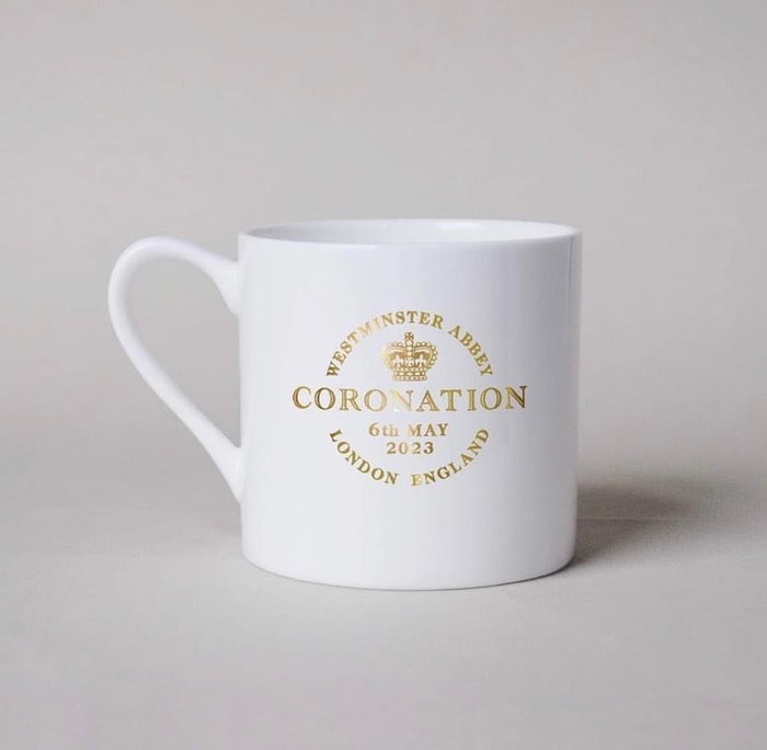 CRMGG King Charles III Coronation Mug Gold