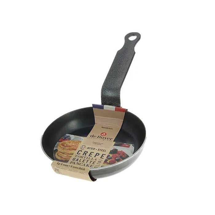 De Buyer Blue Steel Blinis Pan - 12cm
