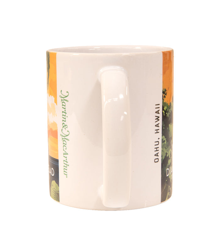 "Diamond Head" Travel Art Mug