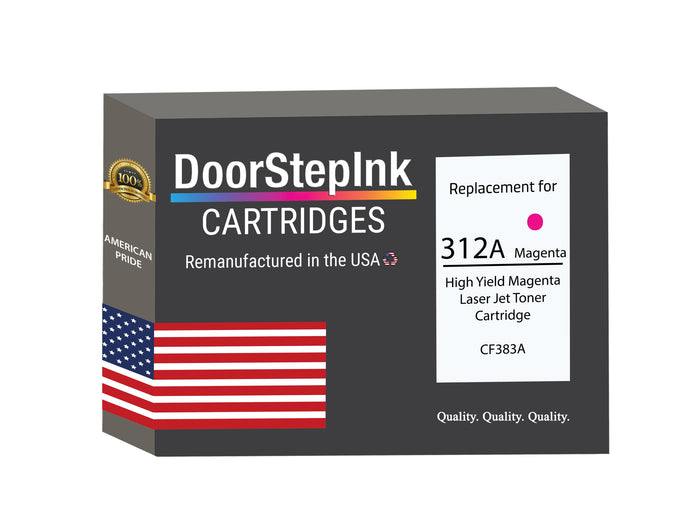 HP 312A High Yield Magenta LaserJet Toner Cartridge, CF383A