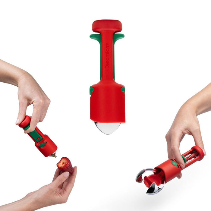 Dreamfarm Hullapit - All in One Berry Huller and Olive/Cherry Pitter