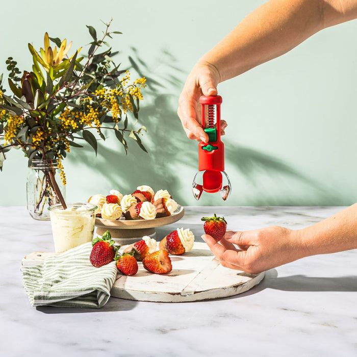 Dreamfarm Hullapit - All in One Berry Huller and Olive/Cherry Pitter