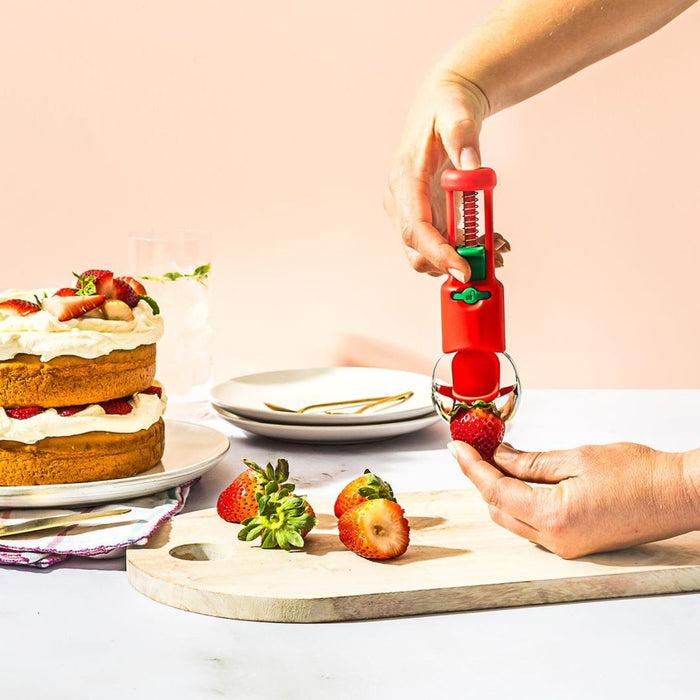 Dreamfarm Hullapit - All in One Berry Huller and Olive/Cherry Pitter