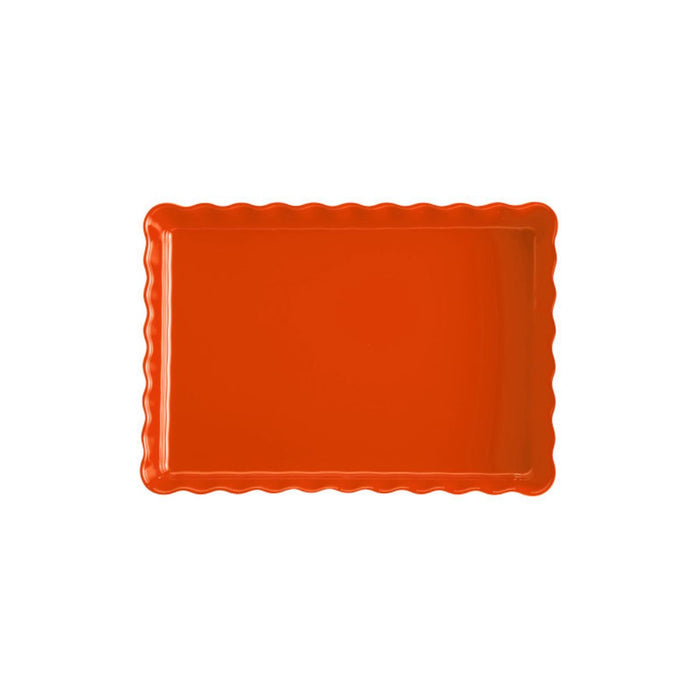 Emile Henry Deep Rectangular Tart Dish - 24 x 34cm