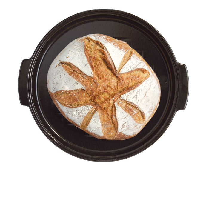 Emile Henry Round Bread Baker - 32.5 x 29.5cm - Charcoal