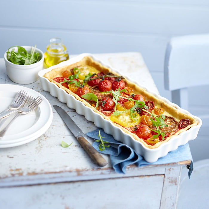Emile Henry Slim Rectangular Tart Dish - 15 x 36cm