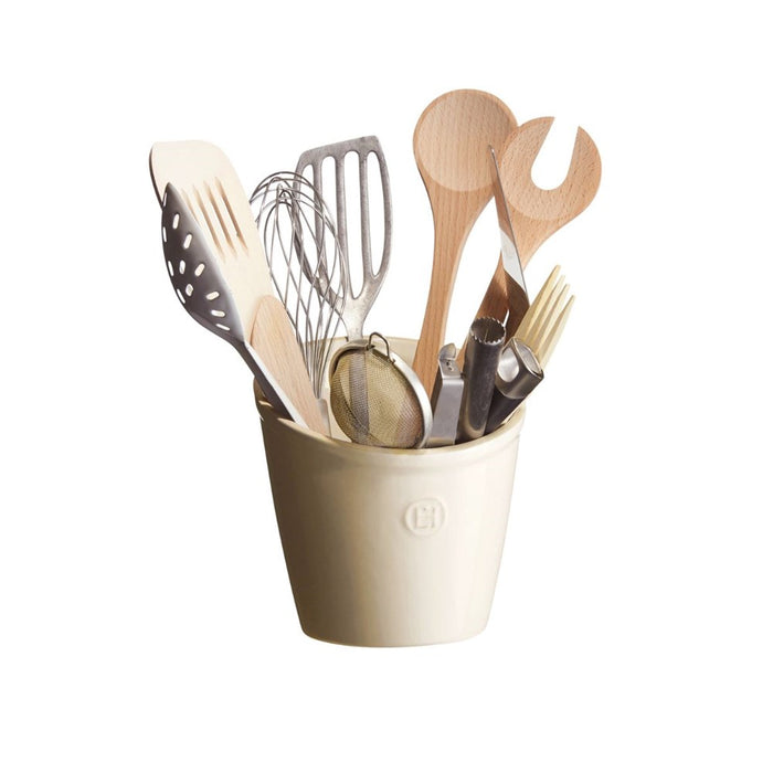 Emile Henry Utensil Pot - Clay