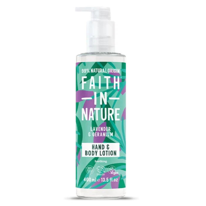 Faith in Nature Body Lotion Lavender & Geranium 400ml btl