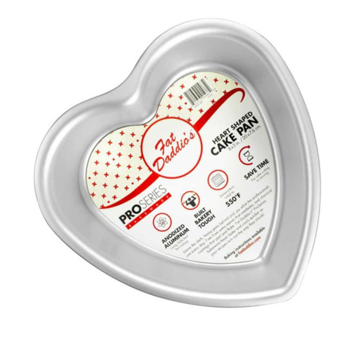 Fat Daddios Heart Pan - 6 x 3 inches