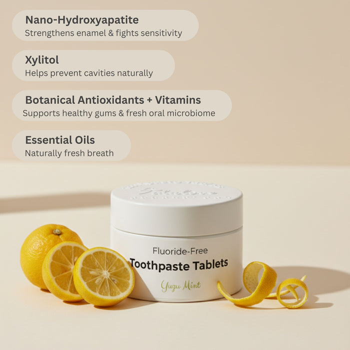 Fluoride-Free Cool Mint Toothpaste Tablets — 4 Months