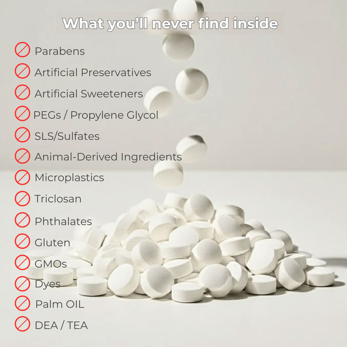 Fluoride Yuzu Mint Toothpaste Tablets — 1 Month