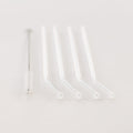 Glass Straws, 4 Pack