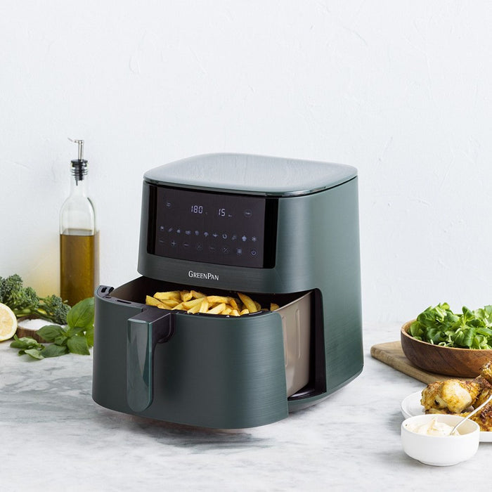 Greenpan Bistro Airfryer 1 Basket - 7.2L - Pine Green