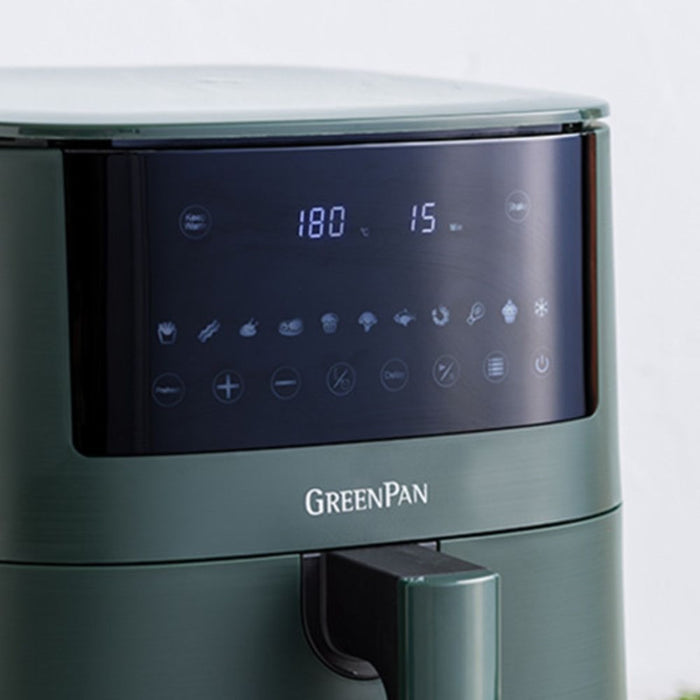Greenpan Bistro Airfryer 1 Basket - 7.2L - Pine Green