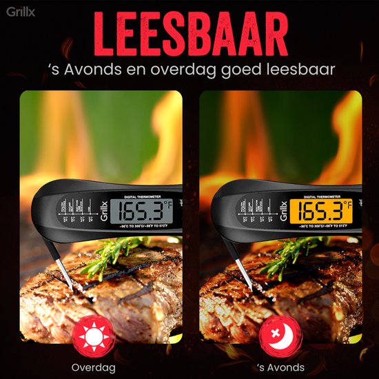 GrillX BBQ Vleesthermometer - BBQ Thermometer