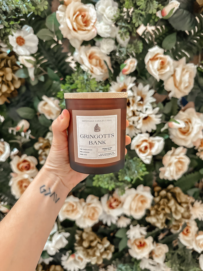 Gringotts Bank Beeswax Candle (10oz) - Harry Potter