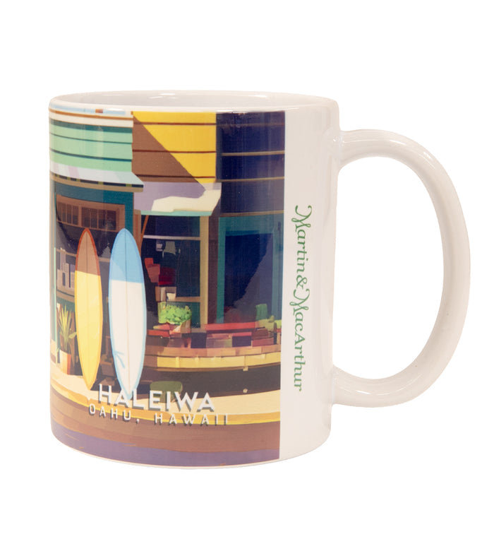 "Haleiwa" Travel Art Mug