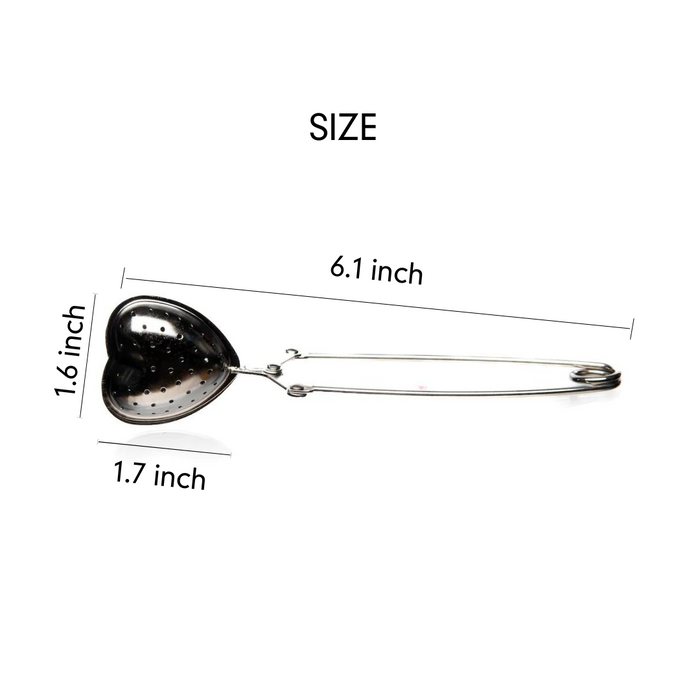 Heart Tea Infuser | Stainless Steel Strainer for Loose-Leaf Tea Rituals