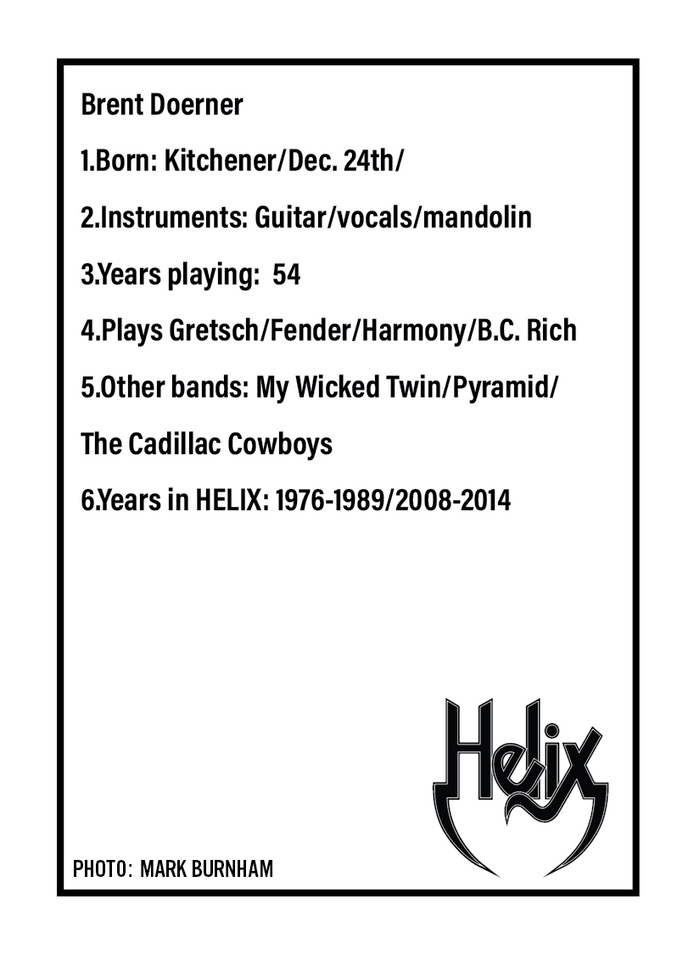 HELIX - Baseball Card Set