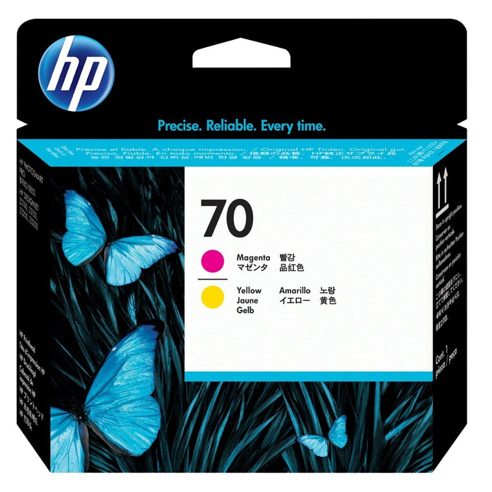 HP 70 (C9406A) Magenta and Yellow Printhead
