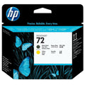 HP 72 (C9384A) Matte Black and Yellow DesignJet Printhead