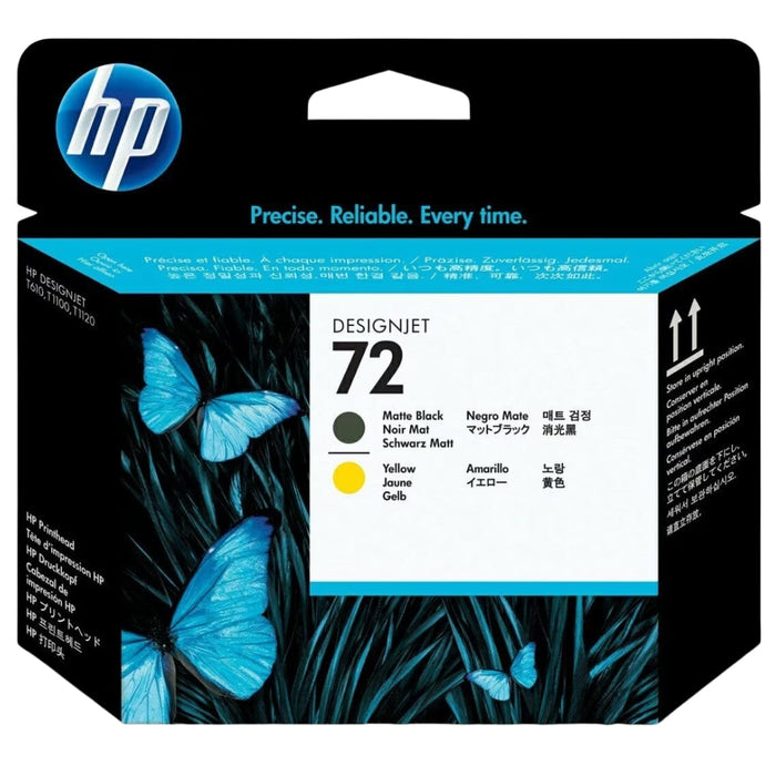 HP 72 (C9384A) Matte Black and Yellow DesignJet Printhead