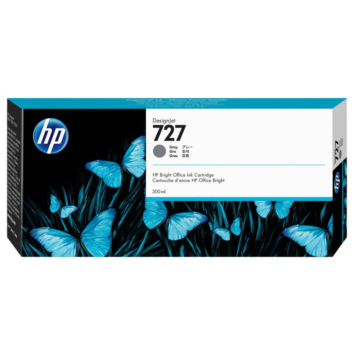 HP 727 300mL (F9J80A) Gray Ink Cartridge