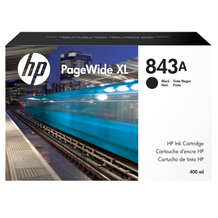 HP 843A 400ml PageWide XL Black Ink Cartridge, C1Q57A