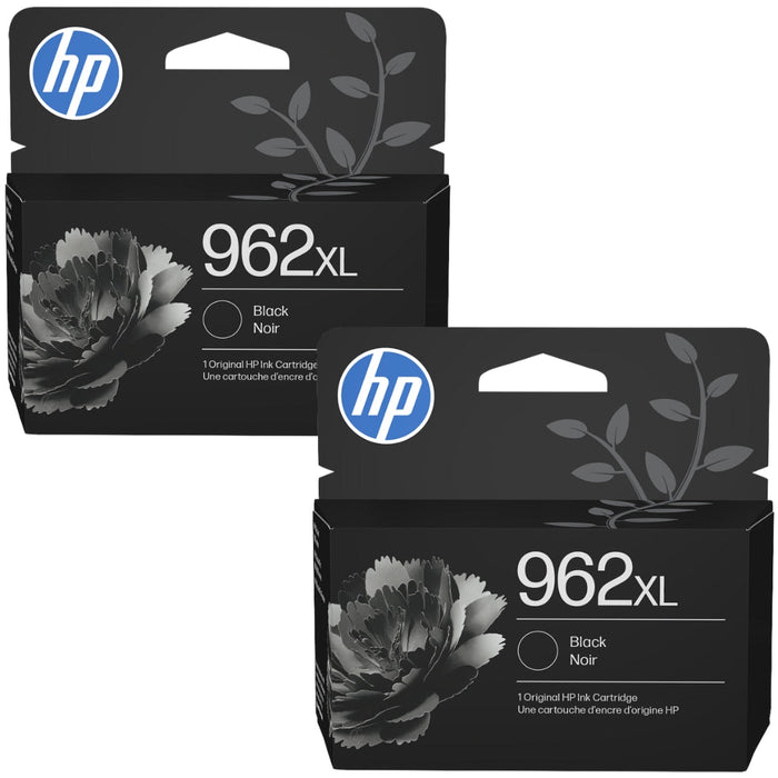 HP 962XL (3JB35BN) Black Original Ink Cartridge - 2 Pack