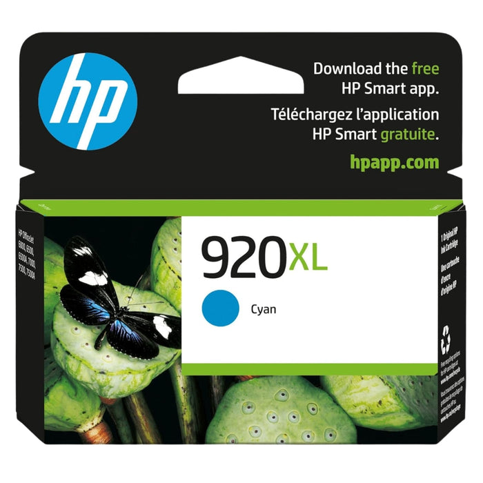 HP Genuine 920XL (CD972AN) Cyan Ink Cartridge