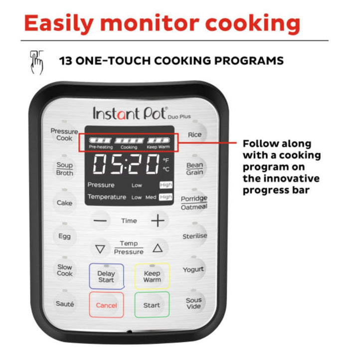 Instant Pot Duo Plus Multi Cooker - 3L