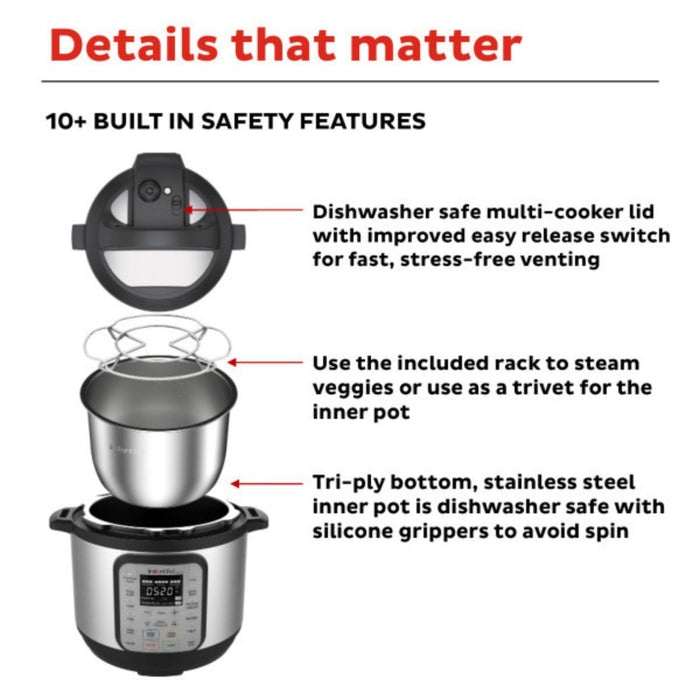 Instant Pot Duo Plus Multi Cooker - 3L