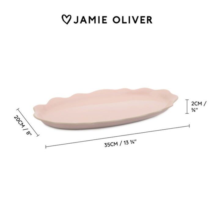 Jamie Oliver Big Love Pass-Me Platter - 35 x 20cm - Pink