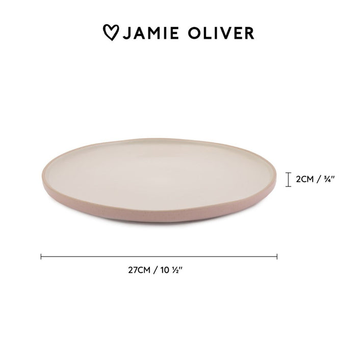 Jamie Oliver Big Love Perfect Plates -  Set of 4 - 27cm - Pink