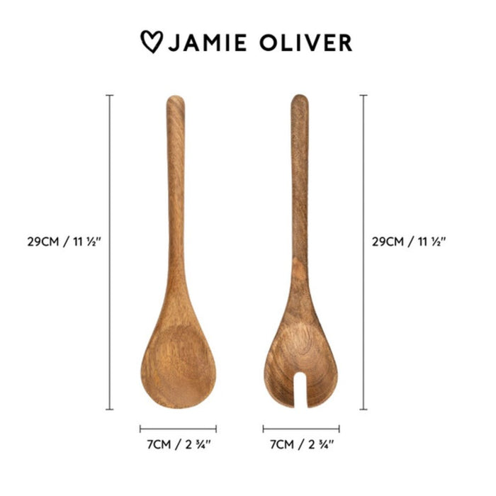 Jamie Oliver Big Love Serving Spoon Set - Set of 2 - Wood