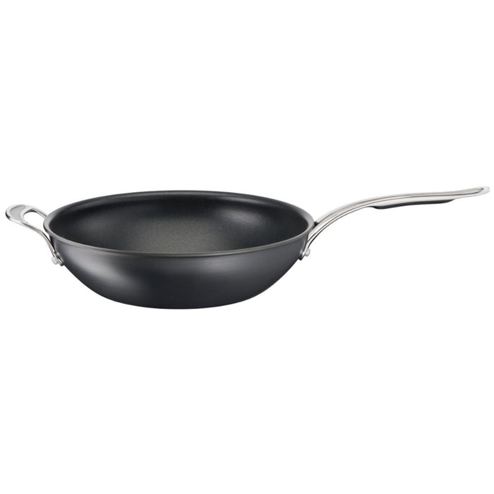 Jamie Oliver Cooks Classic Induction Hard Anodised Wok - 30cm