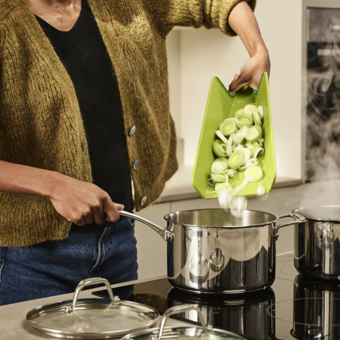 Joseph Joseph Chop2Pot Folding Chopping Board Green - Regular