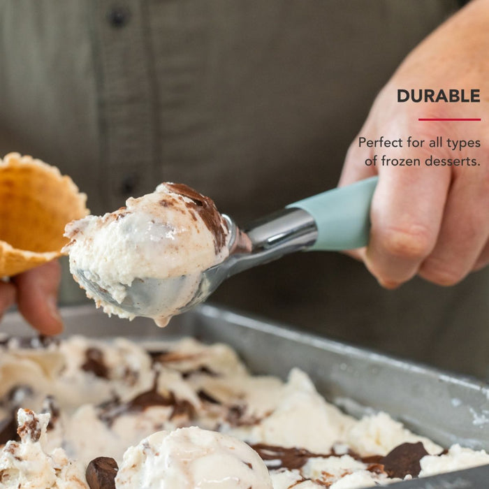 KitchenAid Soft Grip Ice Cream Scoop - Mineral water