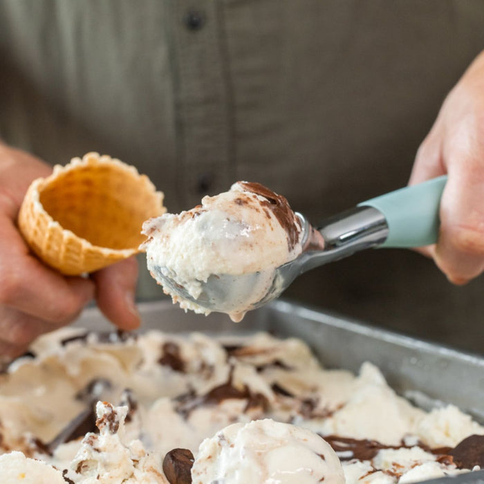 KitchenAid Soft Grip Ice Cream Scoop - Mineral water