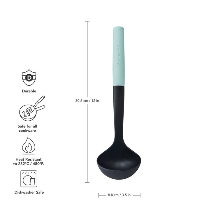KitchenAid Soft Grip Ladle - Mineral Water