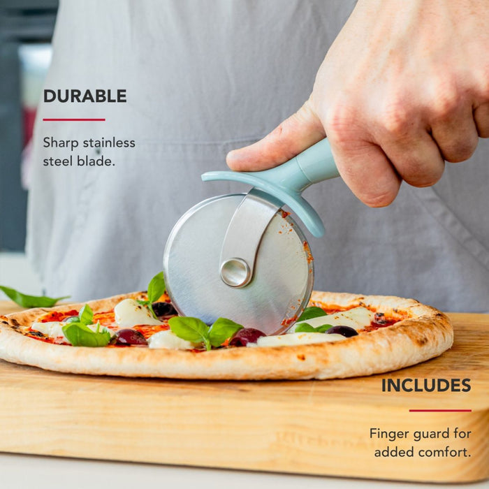 KitchenAid Soft Grip Pizza Cutter - Mineral Water